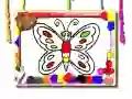 Spel Kleurboek Vlinders online Spel Kleurboek Vlinders online