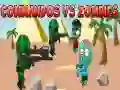 Spel Commando's tegen Zombies online Spel Commando's tegen Zombies online