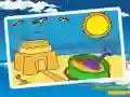 Spel Zomer Kleurplaten online Spel Zomer Kleurplaten online