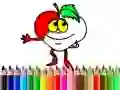 Spel Terug naar school: Fruit kleuren online Spel Terug naar school: Fruit kleuren online