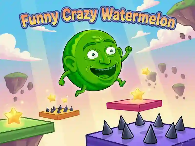 Spel Grappige gekke watermeloen online