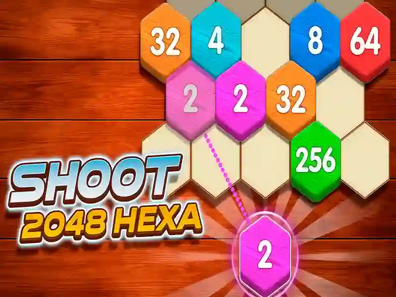 Spel Schiet op 2048 Hexa online