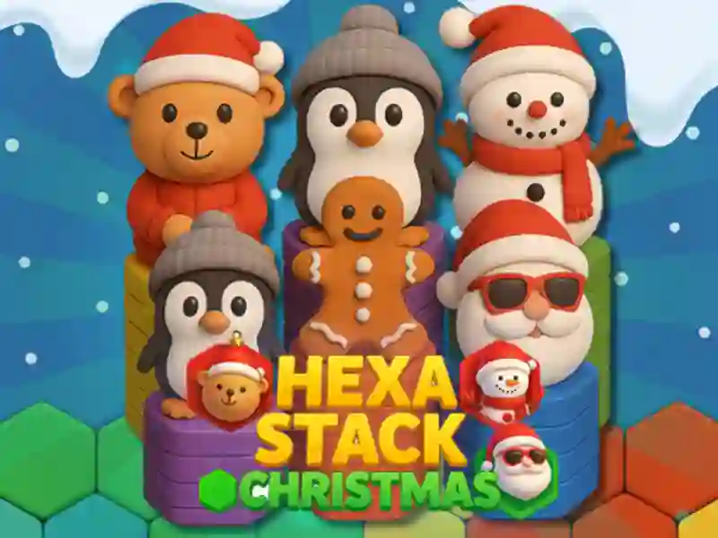 Spel Hexa Stack-kerst online