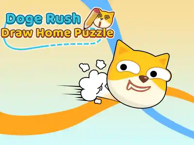 Spel Doge Rush Draw Home Puzzle online