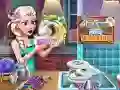 Spel Afwassen van de Ijskoningin online Spel Afwassen van de Ijskoningin online