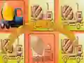 Spel Mixer Trucks Geheugenspel online