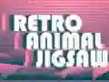 Spel Retro Dieren Puzzel online Spel Retro Dieren Puzzel online