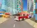 Spel Brandstad Vrachtwagen Rescue Rij Simulator online Spel Brandstad Vrachtwagen Rescue Rij Simulator online