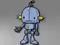 Spel Stripfiguur Robot Puzzel online
