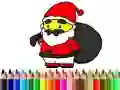 Spel Terug naar school: Kleurplaat van de Kerstman online Spel Terug naar school: Kleurplaat van de Kerstman online