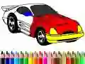 Spel Terug naar school: Muscle Car Kleurboek online Spel Terug naar school: Muscle Car Kleurboek online