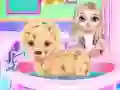 Spel Baby Elsa Puppy Chirurgie online