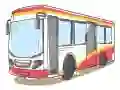 Spel Cartoon Bus Glijden online