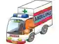 Spel Cartoon Ambulance Puzzel online Spel Cartoon Ambulance Puzzel online