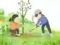 Spel Arbor Day Puzzel online Spel Arbor Day Puzzel online