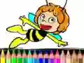 Spel Terug naar school: Maja de Bij Kleurboek online Spel Terug naar school: Maja de Bij Kleurboek online