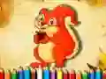 Spel Eekhoorn Kleurenboek online Spel Eekhoorn Kleurenboek online