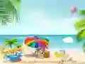 Spel Zomer Strand Glijbaan online Spel Zomer Strand Glijbaan online