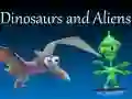 Spel Dinosaurussen en Aliëns online Spel Dinosaurussen en Aliëns online
