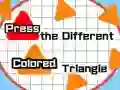 Spel Druk op de driehoek van een andere kleur online