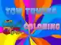 Spel Sleepwagens Kleurplaat online Spel Sleepwagens Kleurplaat online