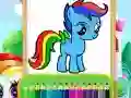 Spel Wonder Pony Kleurboek online Spel Wonder Pony Kleurboek online