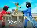 Spel Stickman Politie vs Gangsters Straatgevecht online