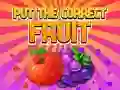 Spel Plaats het juiste fruit online Spel Plaats het juiste fruit online