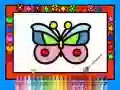 Spel Kleur en decoreer vlinders online Spel Kleur en decoreer vlinders online