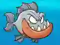 Spel Schattige Piranha Puzzel online