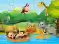 Spel Dierenpuzzel online Spel Dierenpuzzel online