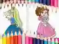 Spel Kleurboek van de Mooie Prinses online Spel Kleurboek van de Mooie Prinses online