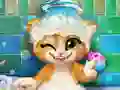 Spel Roestige Kitten Bad online