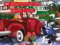 Spel Verborgen Cadeaus van Kersttrucks online Spel Verborgen Cadeaus van Kersttrucks online