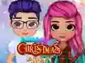 Spel Kerstfeest van de Regenboogmeisjes online