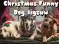 Spel Kerstgrappige Hondenpuzzel online Spel Kerstgrappige Hondenpuzzel online