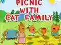 Spel Picknick met de kattenfamilie online Spel Picknick met de kattenfamilie online