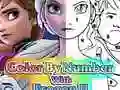 Spel Kleuren op Nummer met Frozen II online