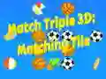 Spel Match Triple 3D: Passende Tegels online Spel Match Triple 3D: Passende Tegels online