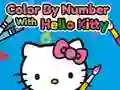 Spel Kleur Op Nummer Met Hello Kitty online