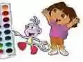 Spel Dora De Ontdekkingsreisster Kleurenboek online