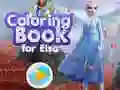 Spel Kleurboek voor Elsa online Spel Kleurboek voor Elsa online