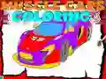 Spel Muscle Cars Kleurboek online Spel Muscle Cars Kleurboek online