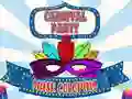 Spel Carnaval Feest Masker Kleurpagina online Spel Carnaval Feest Masker Kleurpagina online