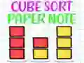 Spel Kubus Sorteren Papieren Notitie online Spel Kubus Sorteren Papieren Notitie online