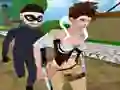 Spel Prinses Subway Run - Wilde Rush VS Dief online