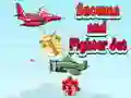 Spel Sneeuwman en Jachtvliegtuig online Spel Sneeuwman en Jachtvliegtuig online