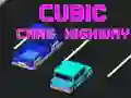 Spel Kubieke Auto's Snelweg online Spel Kubieke Auto's Snelweg online