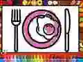 Spel Kleur en decoreer dinerbord online Spel Kleur en decoreer dinerbord online