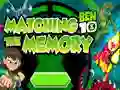 Spel Ben 10: Geheugen Matcher online Spel Ben 10: Geheugen Matcher online
